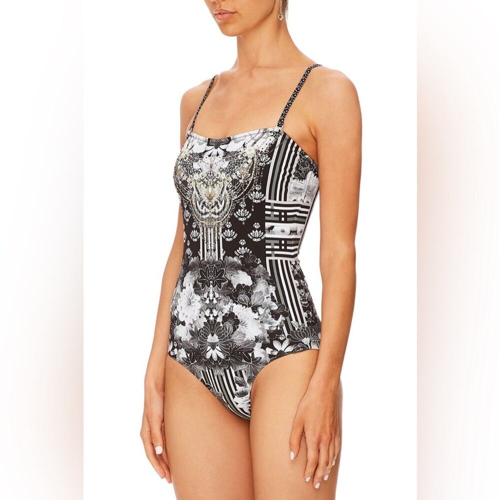 Camilla Wild Moonchild Embellished One Piece Swimsuit Size XS Small